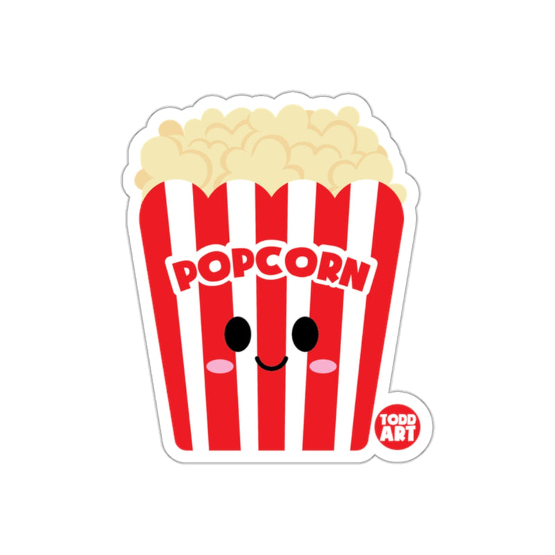 Load image into Gallery viewer, Cute Smiling Popcorn Box Cartoon Graphic Sticker
