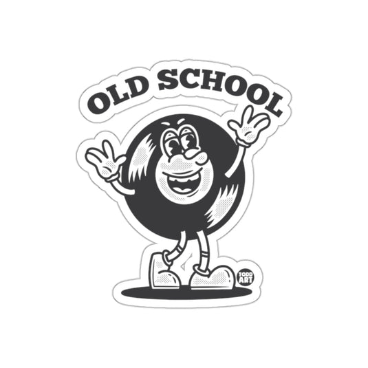 Old School Cartoon Record Todd Art Design Fun sticker