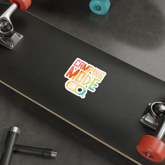 Camping Mode On Artistic Design Creative Adventure sticker
