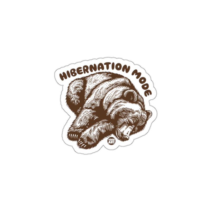 Load image into Gallery viewer, Hibernation Mode Bear Sticker for Cozy Winter Vibes
