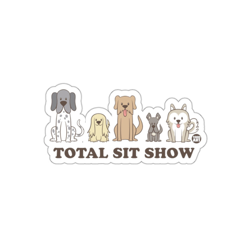 Load image into Gallery viewer, Total Sit Show Dog Illustration Sticker
