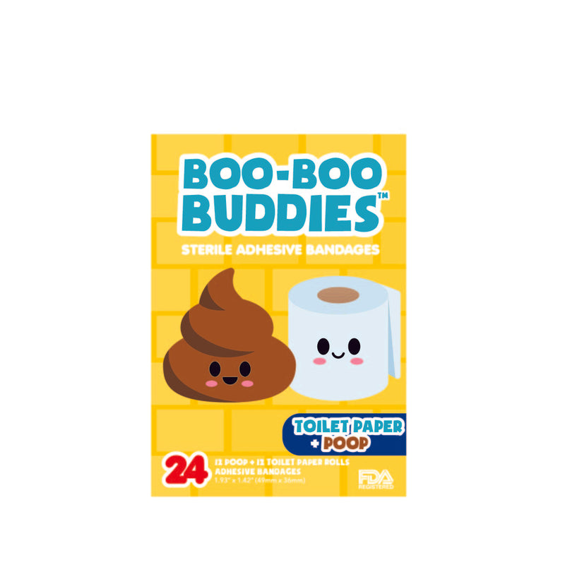 Load image into Gallery viewer, Boo-Boo Buddies Toilet Papeer and Poop Bandages
