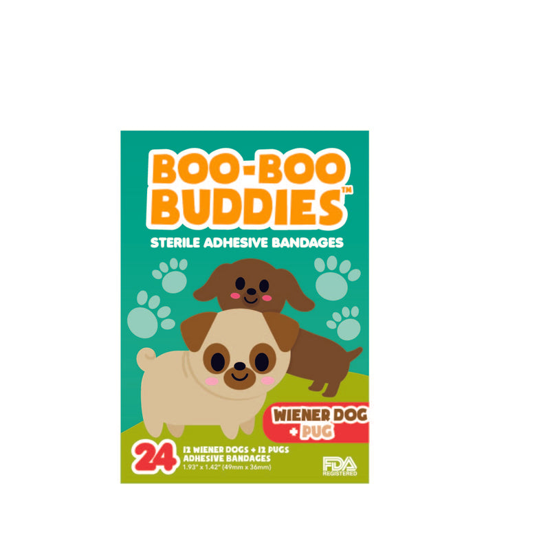 Load image into Gallery viewer, Boo-Boo Buddies Wiener Dog and Pug Bandages
