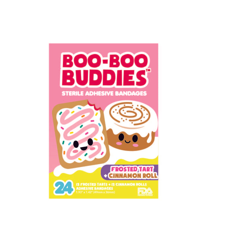 Load image into Gallery viewer, Boo-Boo Buddies Frosted Tart and Cinnamon Roll Bandages
