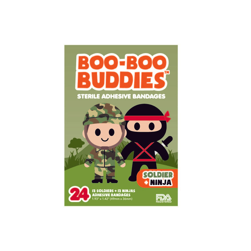 Load image into Gallery viewer, Boo-Boo Buddies Soldier and Ninja
