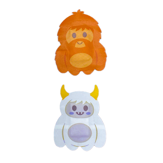 Boo Boo Buddies Bandages - Bigfoot and Yeti