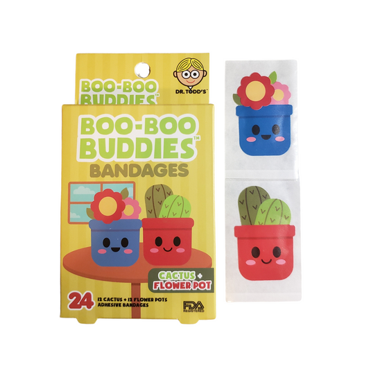 Boo-Boo Buddies Cactus and Flower Pot Bandages