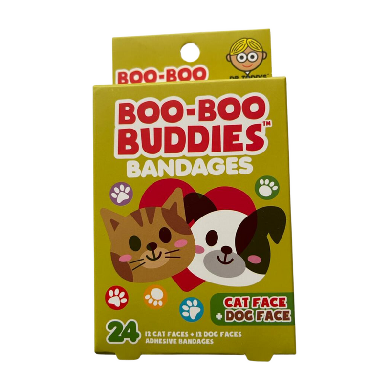 Load image into Gallery viewer, Boo-Boo Buddies Dog and Cat Face Bandages
