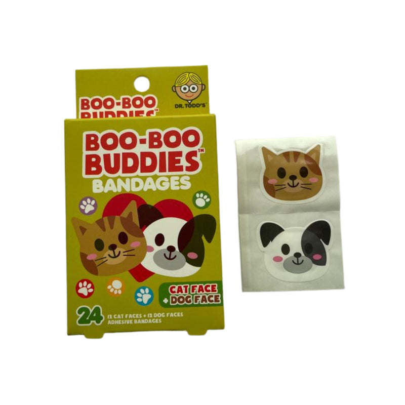 Load image into Gallery viewer, Boo-Boo Buddies Dog and Cat Face Bandages
