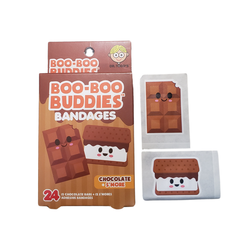 Load image into Gallery viewer, Boo Boo Buddies Chocolate and S&#39;More Bandages
