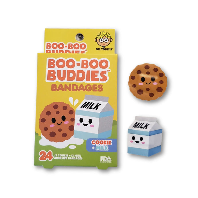 Boo-Boo Buddies Cookie and Milk Bandages