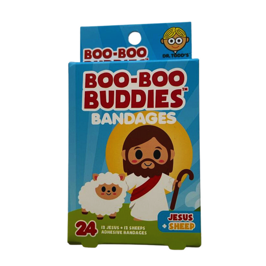 Boo-Boo Buddies Jesus and Lamb Bandages