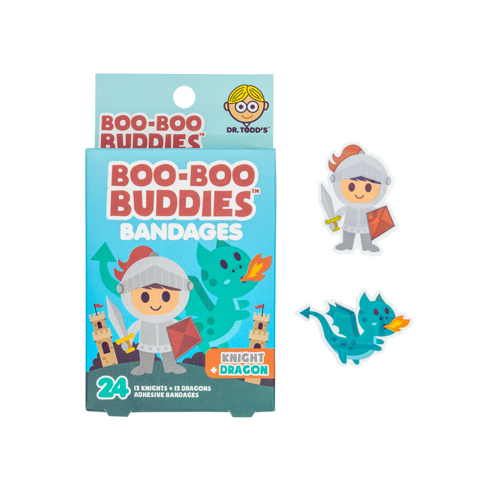 Boo Boo Buddies Knight and Dragon Bandages