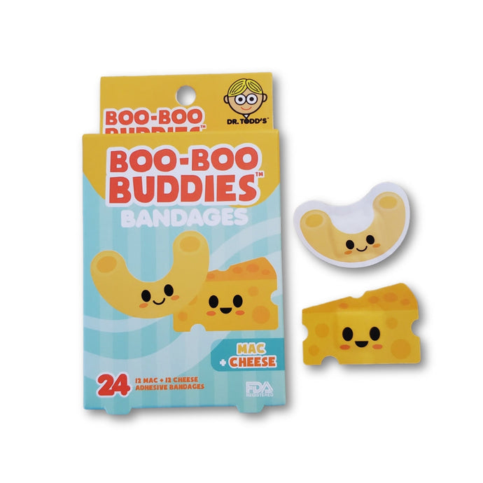 Boo-Boo Buddies Mac and Cheese Bandages