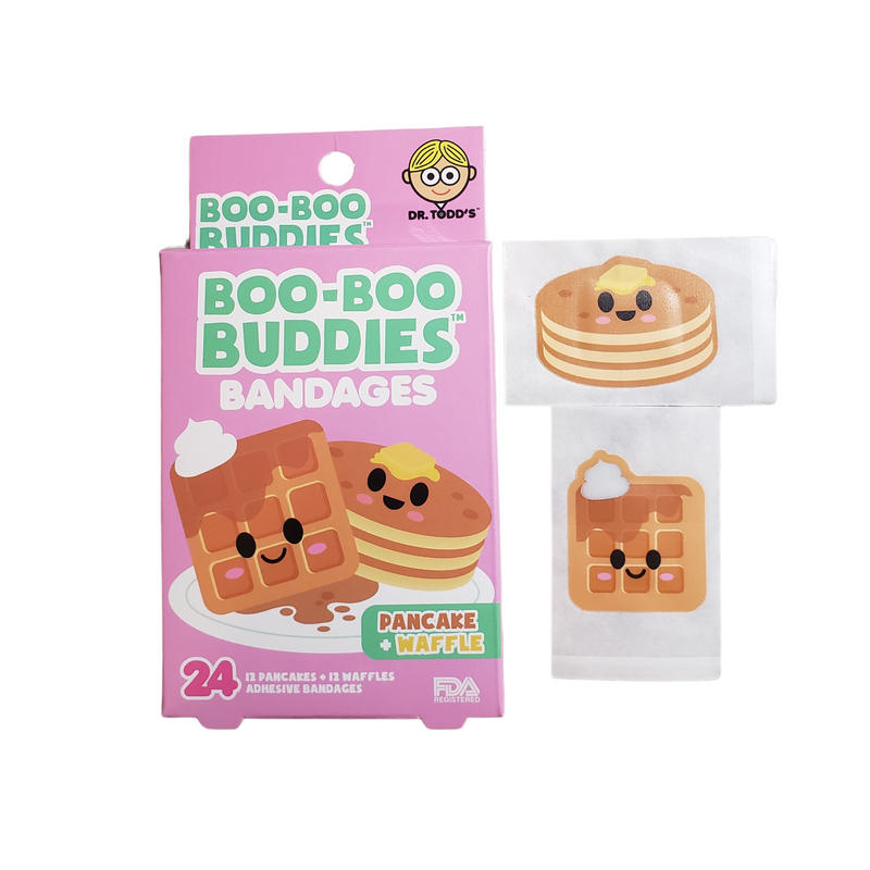 Load image into Gallery viewer, Boo-Boo Buddies Pancake and Waffel Bandages
