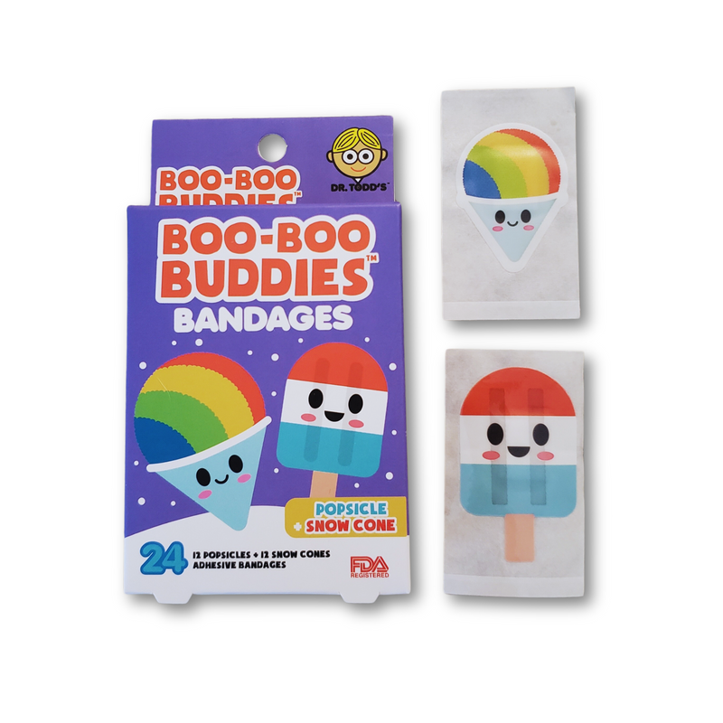 Load image into Gallery viewer, Boo-Boo Buddies Popsicle and Snow Cone Bandages
