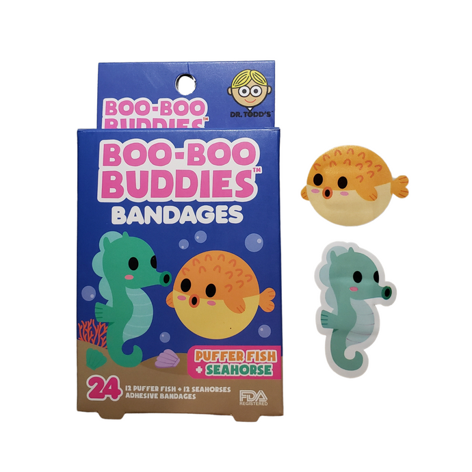 Puffer Fish and Seahorse BandagesBoo-Boo Buddies