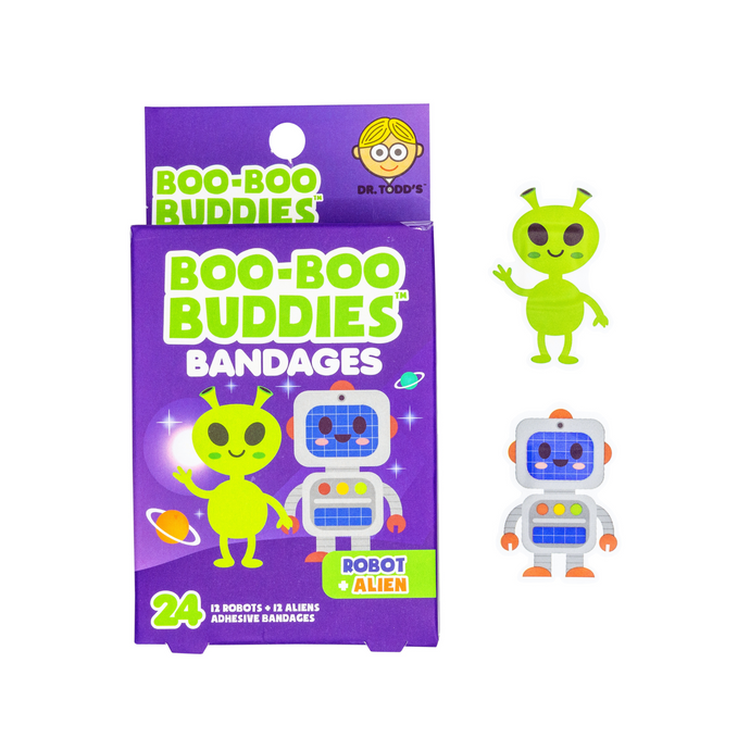 Boo Boo Buddies Robot and Alien Bandages