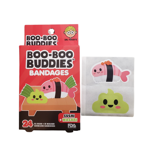 Boo-Boo Buddies Sushi and Wasabi Bandages