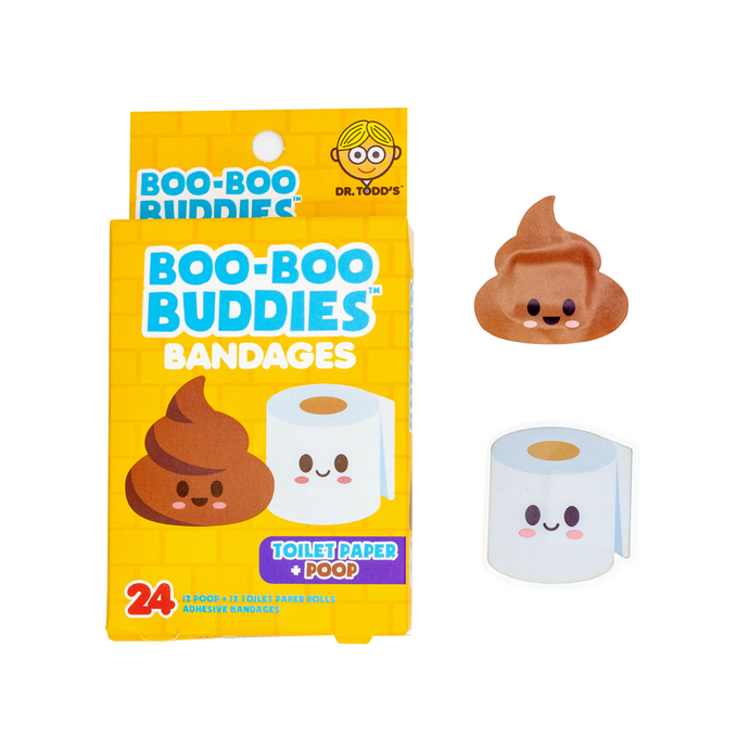 Boo Boo Buddies Toilet Paper and Poop Bandages