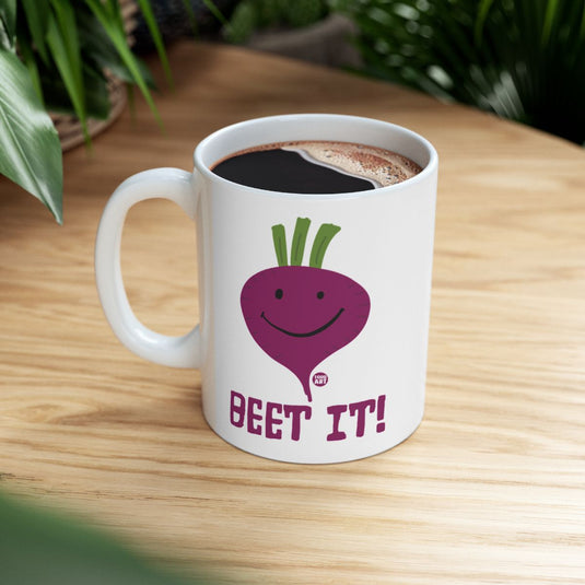 Funny Beet It Coffee Mug for Plant Lovers