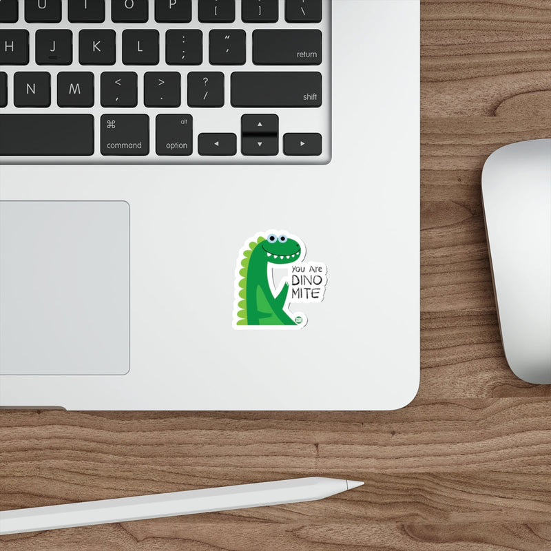 Load image into Gallery viewer, Cute Dino You Are Dino-Mite Sticker for Laptops
