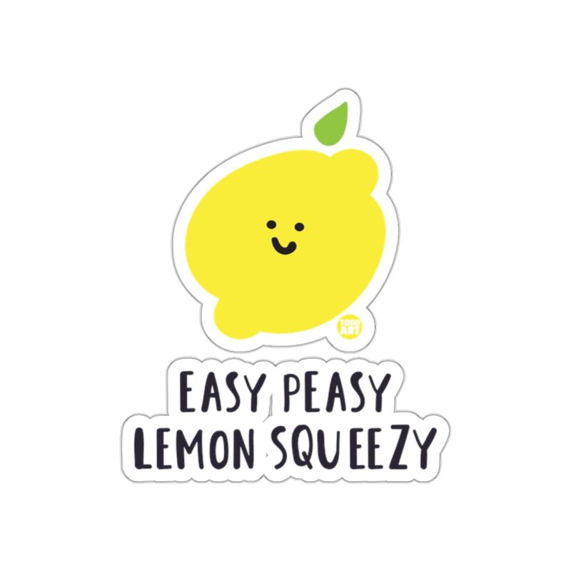 Load image into Gallery viewer, Easy Peasy Lemon Squeezy Cute Lemon Sticker
