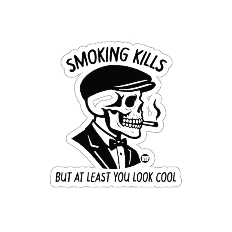 Load image into Gallery viewer, Smoking Kills But At Least You Look Cool Graphic sticker
