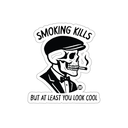 Smoking Kills But At Least You Look Cool Graphic sticker