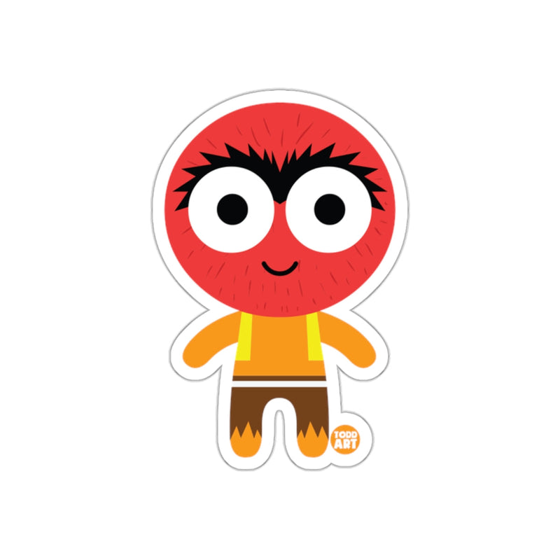 Load image into Gallery viewer, Cute Cartoon Character with Big Eyes Sticker
