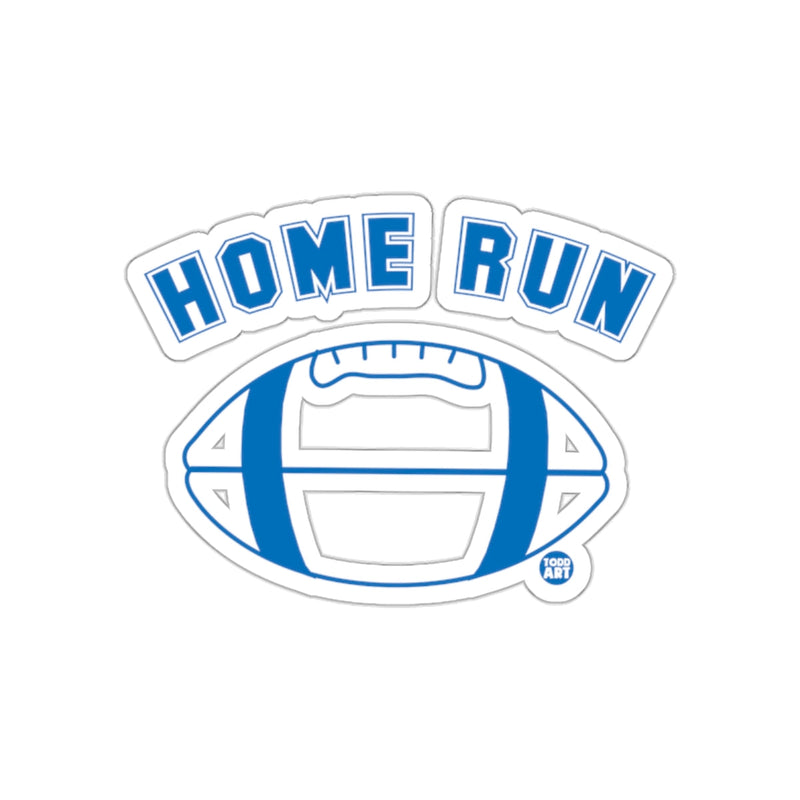 Load image into Gallery viewer, Home Run Blue Football Graphic Todd Art Original sticker
