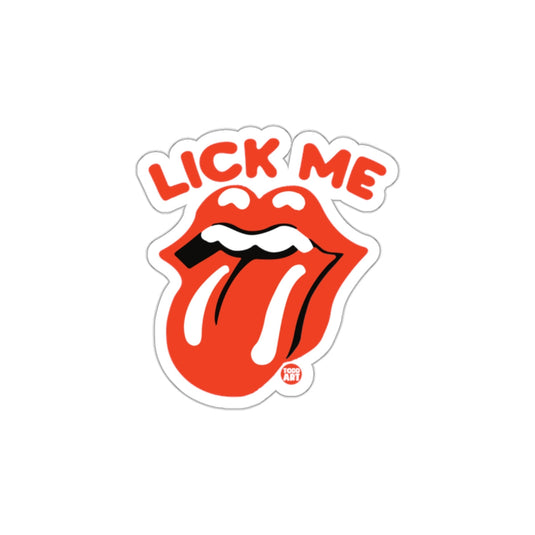 Lick Me Tongue Out Sticker with Fun Design Artwork