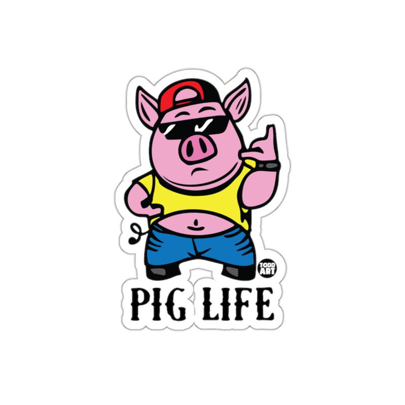 Load image into Gallery viewer, Todd Art Cool Pig Life Cartoon Graphic Great Idea sticker
