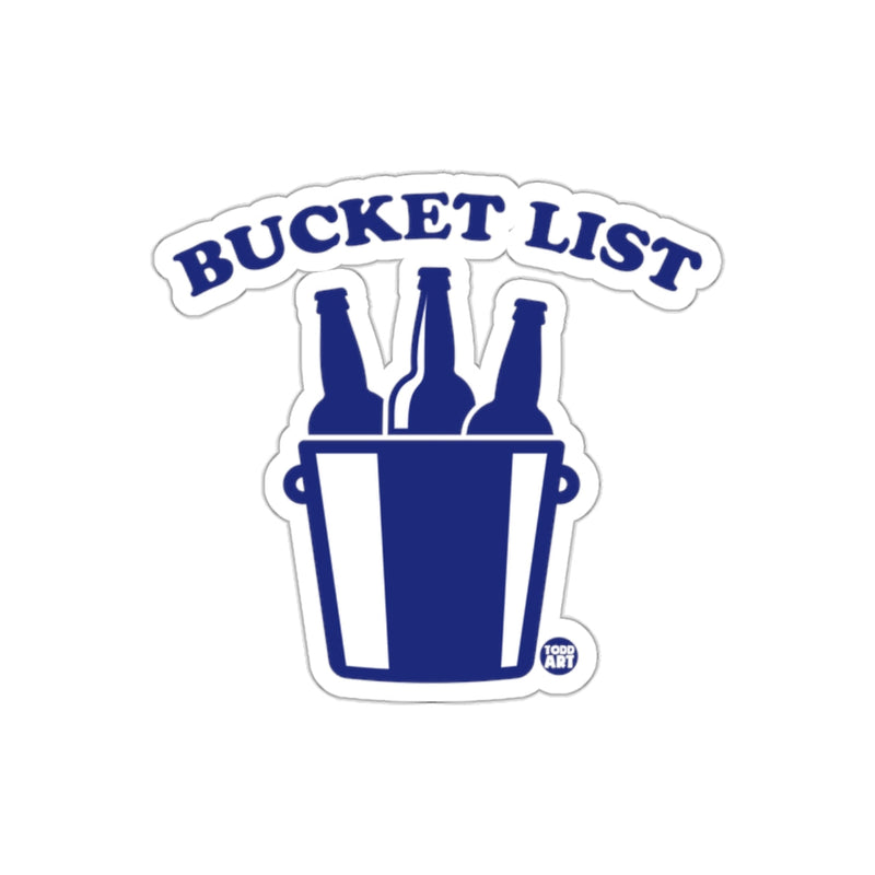 Load image into Gallery viewer, Bucket List Beer Bottle Sticker Art for Fun Decor
