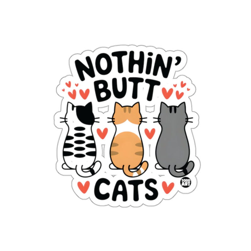 Load image into Gallery viewer, Nothin Butt Cats Funny Cat Lovers Sticker Pack
