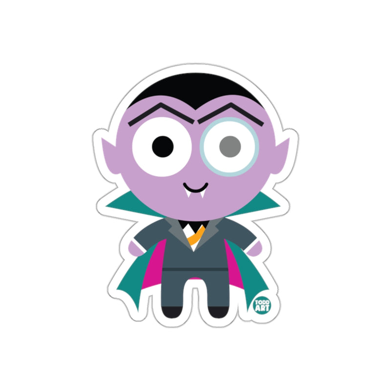 Load image into Gallery viewer, Cute Vampire Cartoon Character Halloween Sticker decal
