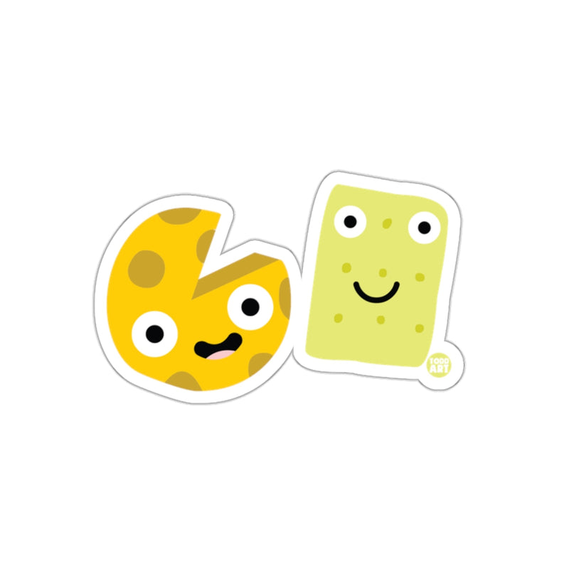 Load image into Gallery viewer, Cute Cartoon Cheese and Cracker Sticker for Kids
