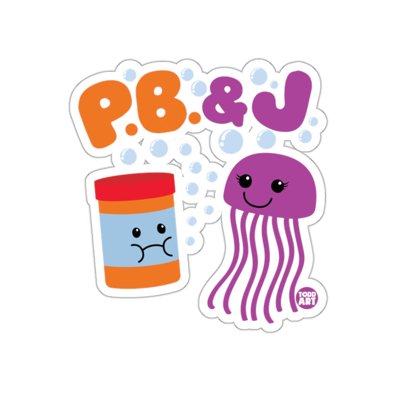 Load image into Gallery viewer, Cute P.B.&amp;J Peanut Butter and Jelly Sticker Design
