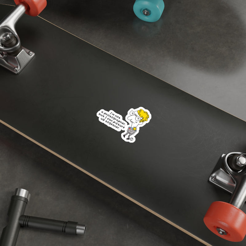 Load image into Gallery viewer, I'm Not a Pictographer But We Can Picture It Sticker
