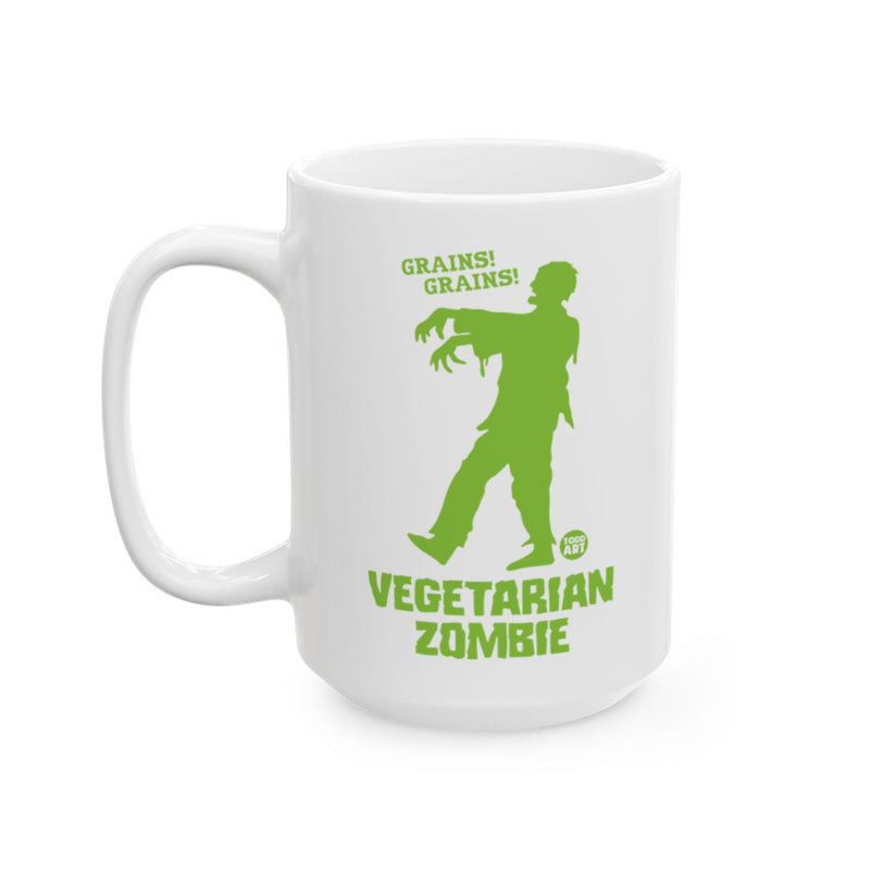 Load image into Gallery viewer, Vegetarian Zombie Grains Gag Gift Mug Product
