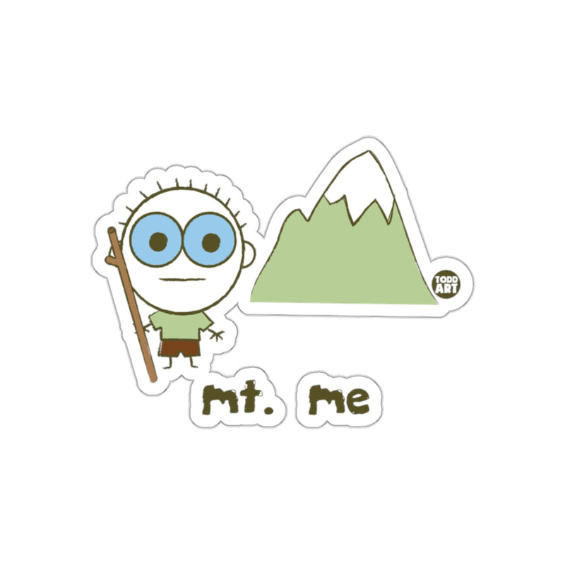 Load image into Gallery viewer, Mt. Me Cartoon Character with Mountain Sticker
