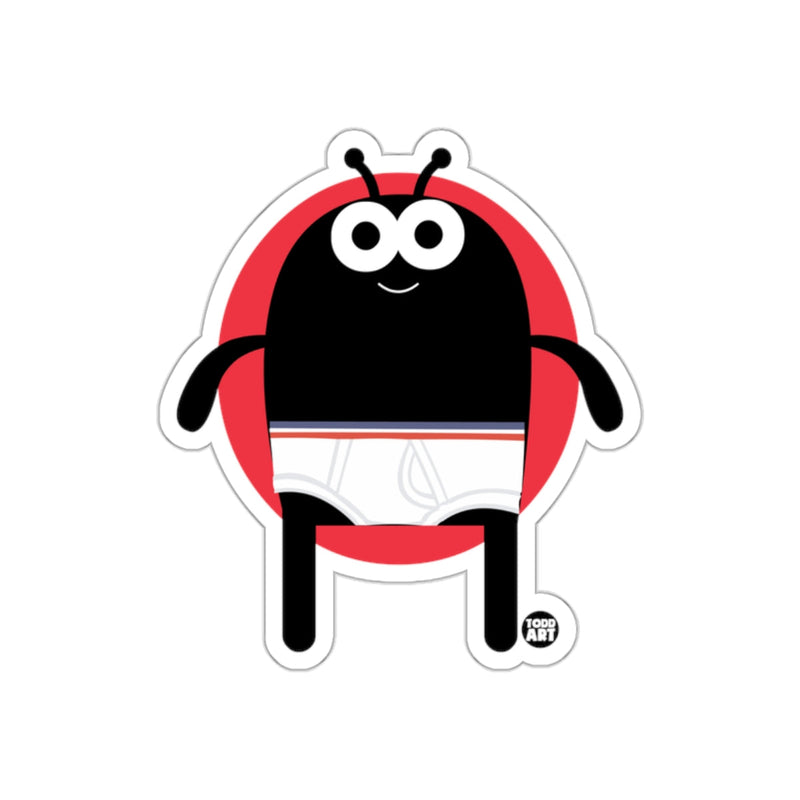 Load image into Gallery viewer, Cute Cartoon Character with Red Circle Sticker
