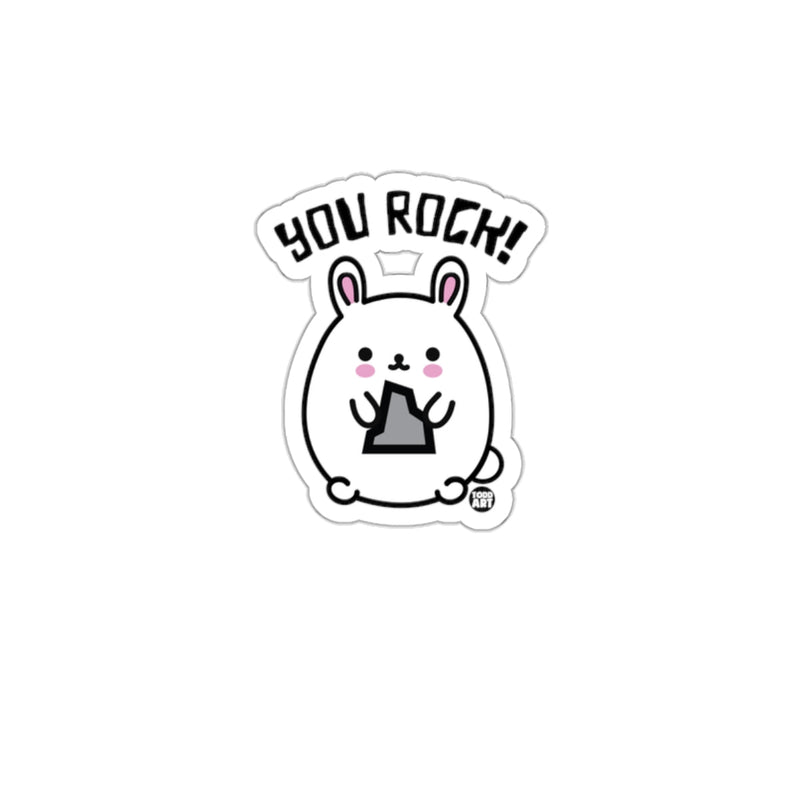 Load image into Gallery viewer, You Rock Cute Bunny Sticker for Your Collection
