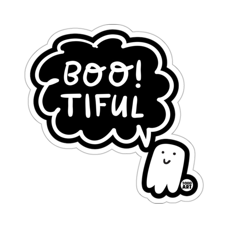 Load image into Gallery viewer, Boo Tiful Ghost Speech Bubble Todd Art Graphic 
