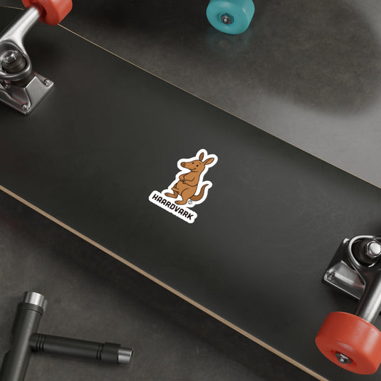 Skateboard Deck with Hopping Animal Character