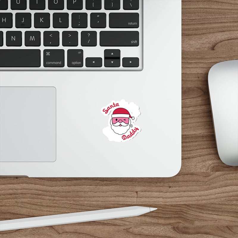 Load image into Gallery viewer, Santa Daddy Laptop Sticker for Holiday Fun
