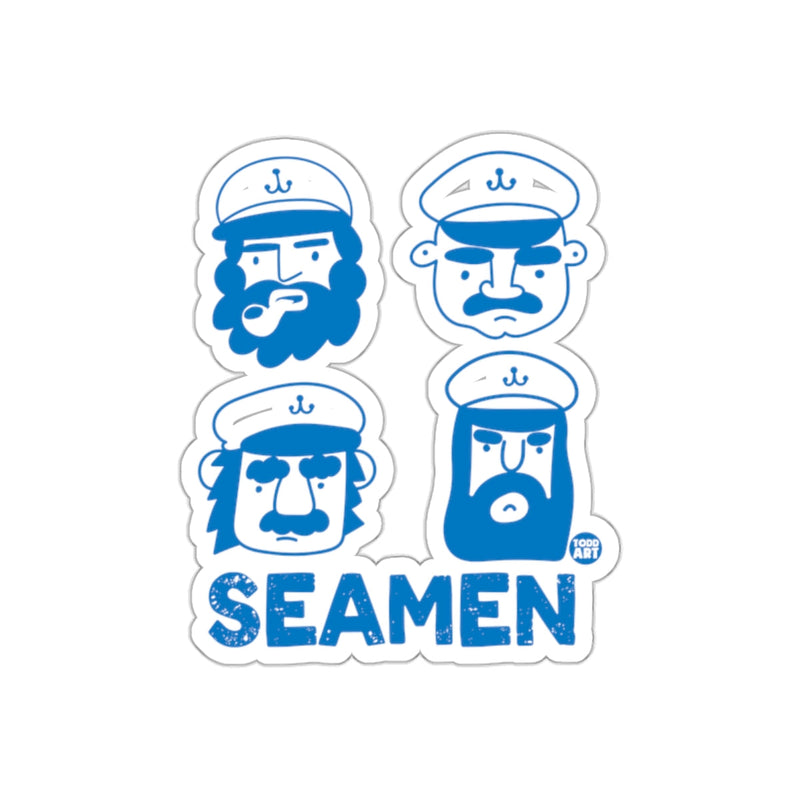Load image into Gallery viewer, Four Cartoon Seamen Character Graphic Sticker
