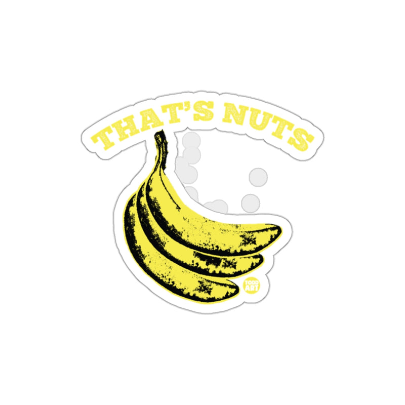 Load image into Gallery viewer, That's Nuts Banana Graphic Sticker Fun Design Sticker
