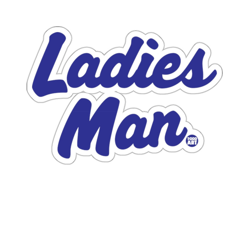 Load image into Gallery viewer, Ladies Man Todd Art Sticker Fun and Bold Design
