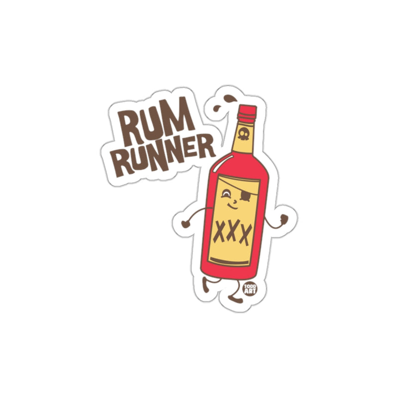 Load image into Gallery viewer, Rum Runner Cute and Funny Sticker Design
